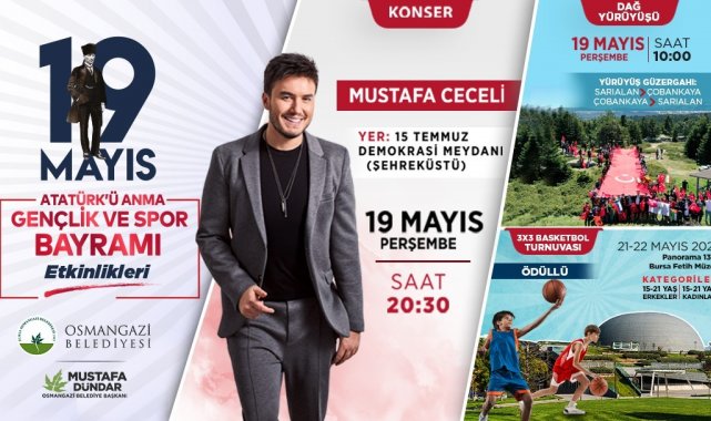 Osmangazi'de 19 Mayıs coşkusu yaşanacak