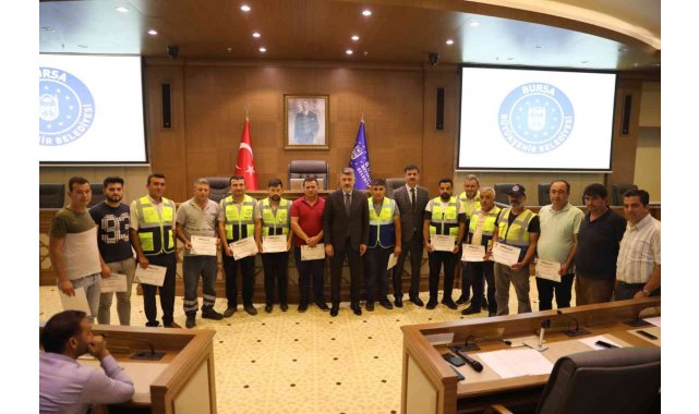 Ulaştıran ekip, sertifikalarına kavuştu
