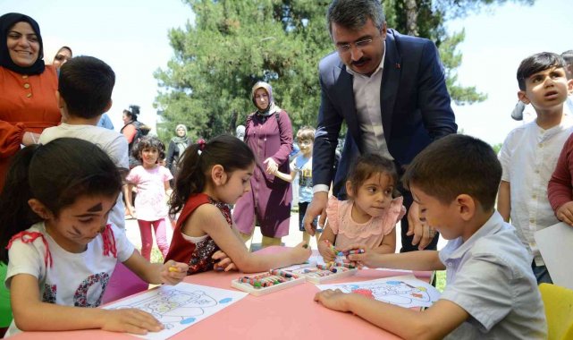Yıldırım'ı minikler oyun şenliğinde buluştu