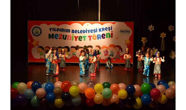 Yıldırımlı miniklerin mezuniyet heyecanı