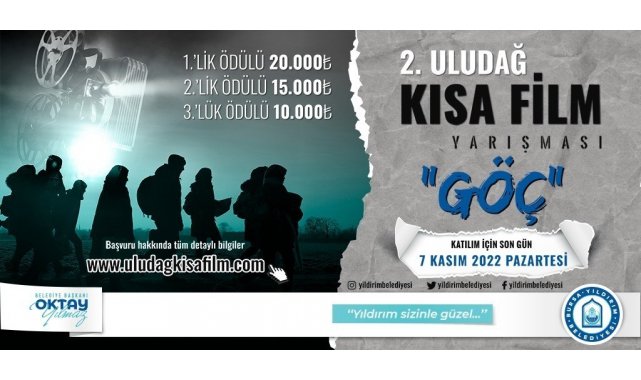 2. Uludağ Kısa Film Yarışmasına başvurular başladı