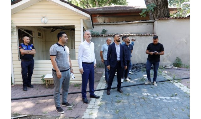 Kaymakamlık lojmanının yıkımı yapıldı