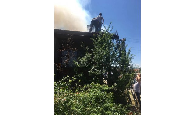 Orhaneli'nde korkutan yangın