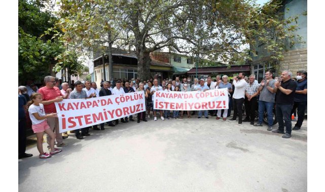 Vatandaşlardan çöplük mesajı