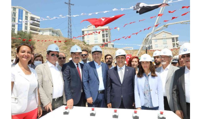Mudanya kapalı pazar yerinin temeli törenle atıldı