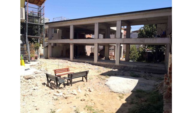 Osmangazi'de Adalet Camii yeni hizmet binası hızla yükseliyor