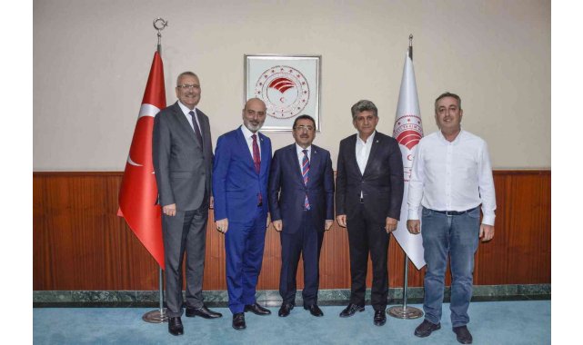 Başkan Özkan'dan Tarım ve Orman Bakan Yardımcısı Pakdil ile Ankara'da görüşme