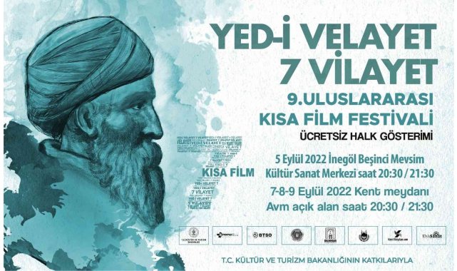 Bursa'da Yed-i Velayet 7 Vilayet kısa film festivali heyecanı