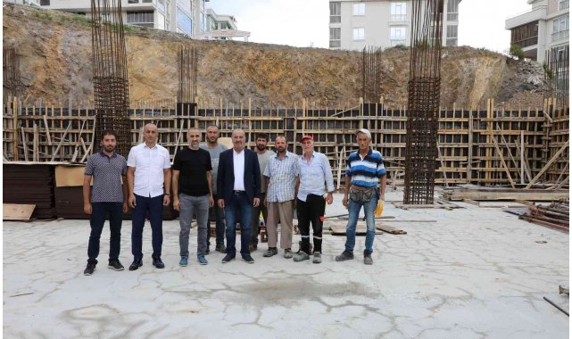 Mudanya kapalı pazar yeri inşaatında çalışmalar devam ediyor