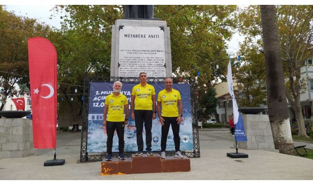 1. Mudanya Körfezi Açık Deniz Yüzme Maratonu başarı ile tamamlandı