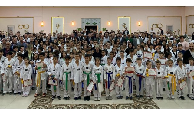 Bursalı 116 sporcu kuşak sınavından başarıyla geçti