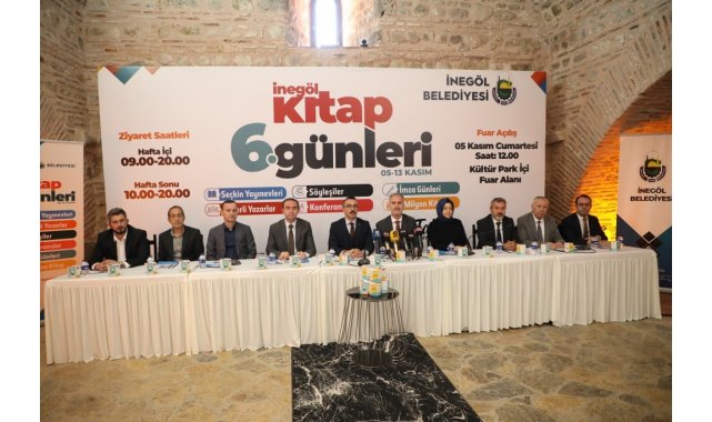 İnegöl Belediyesi 6. Kitap Günleri için geri sayım başladı