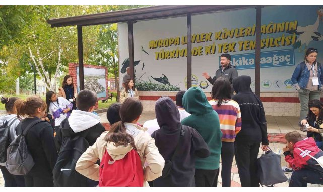Karacabey'in doğası öğrencilere ilham kaynağı oluyor