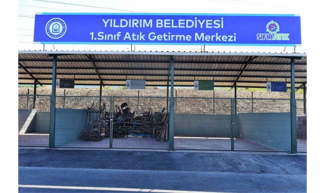 Yıldırım Belediyesi'nden çevre dostu " Atık Getirme Merkezi"