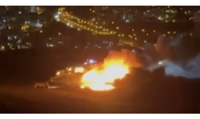 Bursa'da çöplük alanda çıkan yangın korkuttu