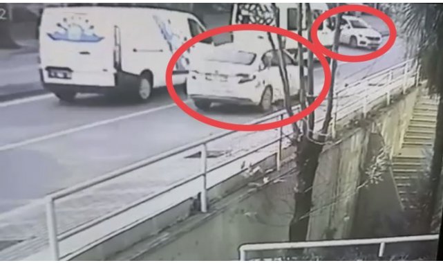 Aceleciliğin sonu kazayla bitti, o anlar kamerada