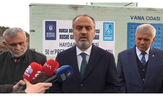 Keles'te iki mahalle suya kavuştu