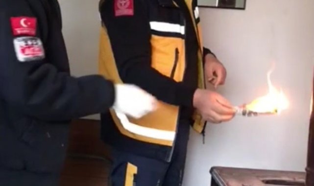 112 ekiplerinden yaşlı kadına vefa