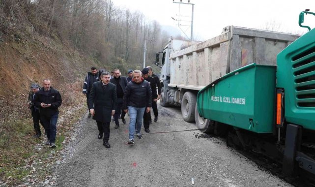 2022'de 100 kilometreden fazla köy yolu asfalt ve beton oldu