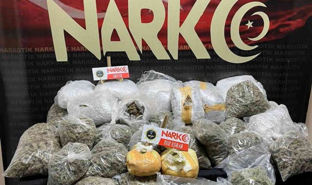 36 kilo uyuşturucu madde ile yakalan 4 kişi tutuklandı
