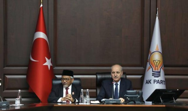 AK Parti'li Kurtulmuş, Endonezya Adalet ve Refah Partisi Genel Başkanı ile görüştü