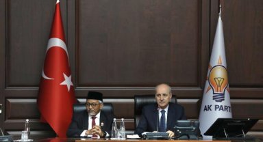 AK Parti'li Kurtulmuş, Endonezya Adalet ve Refah Partisi Genel Başkanı ile görüştü
