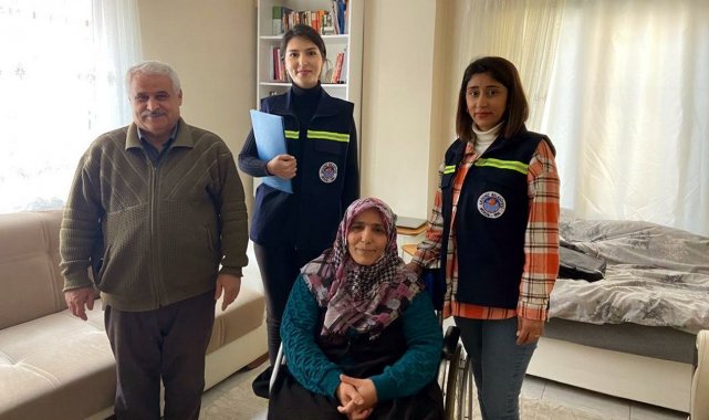Akdeniz'de yaşlı ve engelli vatandaşlara destek sürüyor