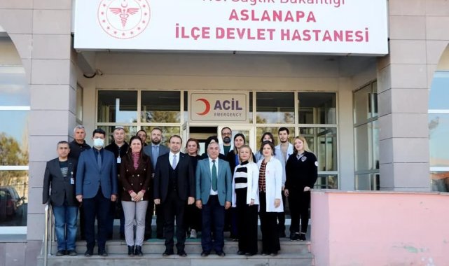 Aslanapa'da sağlık hizmetleri yerinde değerlendirildi