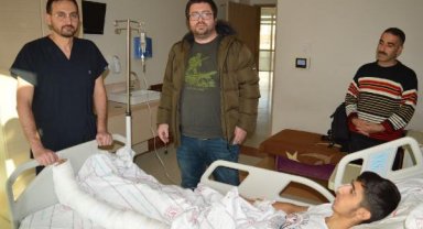 Ayağını çapa makinesine kaptıran Mehmet Ali: Ayağım ters dönmüş bana bakıyordu