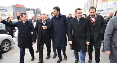 Bakan Kurum'dan Ankara'da esnaf ziyareti