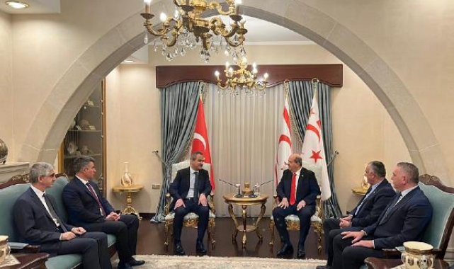 Bakan Özer, KKTC Cumhurbaşkanı Tatar ile görüştü