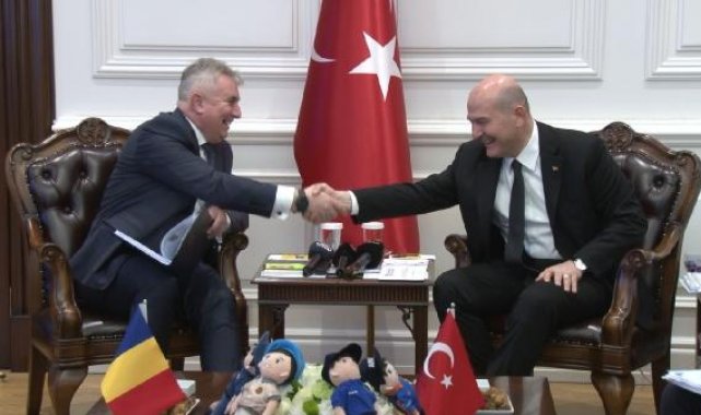 Bakan Soylu, Rumen mevkidaşı ile görüştü