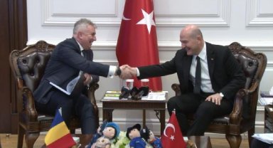 Bakan Soylu, Rumen mevkidaşı ile görüştü
