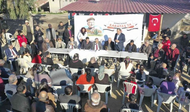Başkan Karalar, Karataş'ta vatandaşlarla bir araya geldi