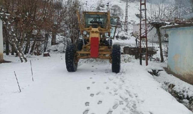 Batman'da 24 köy yolu, kardan kapandı