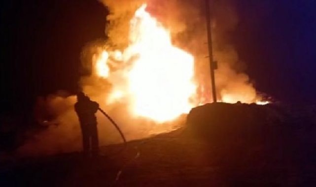 Batman'da petrol kuyusu çevresinde çıkan ot yangını, söndürüldü