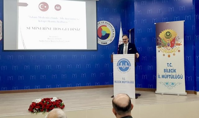 Bilecik'te 'İslam Medeniyetinde Aile Kurumu ve Okuma Kültürü' semineri düzenlendi
