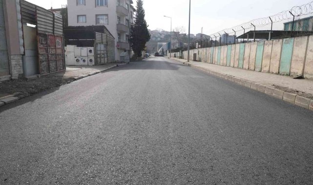 Bin 300 metre uzunluğa sahip cadde sil baştan yenilendi