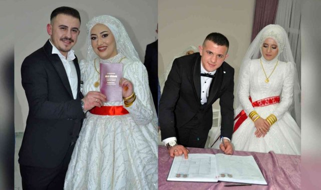 Bir düğün iki çift