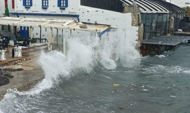 Bodrum'da yarın feribot seferlerine fırtına engeli