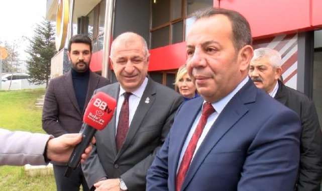 Bolu Belediye Başkanı Tanju Özcan'dan Ümit Özdağ'a ziyaret
