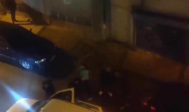 Bursa'da alacak-verecek meselesi yüzünden çıkan meydan muharebesi kameralarda