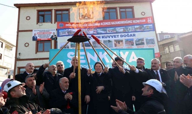 Büyükşehir Şenkaya'daki yatırımlarının açılışını yaptı