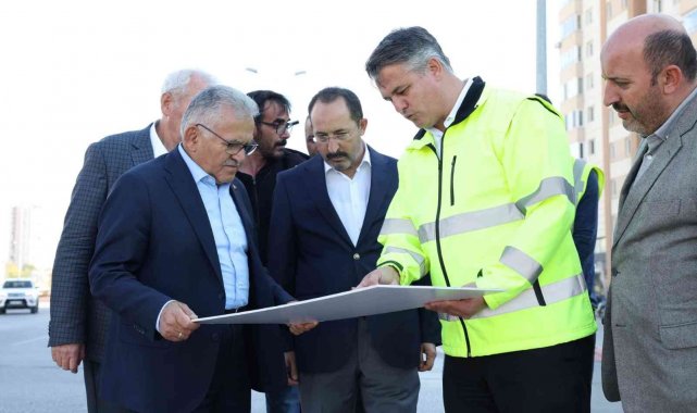 Büyükşehir'in iki bulvarı birbirine bağlayan yol çalışmasında sona doğru