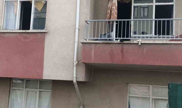 Çankırı'da korkutan ev yangını