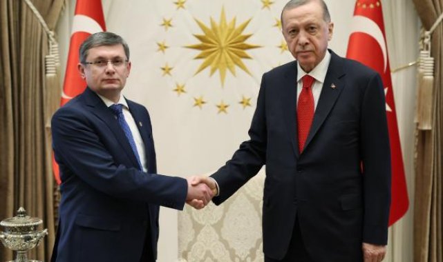 Cumhurbaşkanı Erdoğan, Moldova Meclis Başkanı Grosu'yu kabul etti