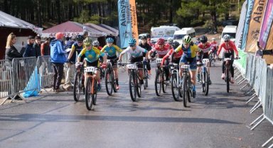 Dağ bisikletinde pedallar Alanya'da çevrildi