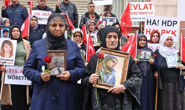 Diyarbakır'daki evlat nöbetinde aile sayısı 356 oldu