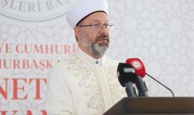 Erbaş: Tüm inanç mensuplarının aynı tepkiyi göstermesi insanlık vazifesidir