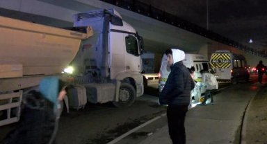 Esenyurt'ta hafriyat kamyonunun çarptığı yaya öldü